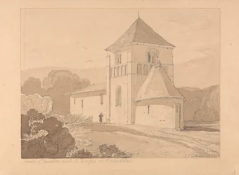 Kirche von Yainville, in der Nähe von Saint Georges de Bocherville, Normandie